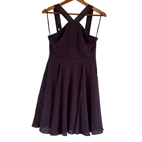 NWT! Lulus purple halter dress. Size medium - Picture 1 of 10